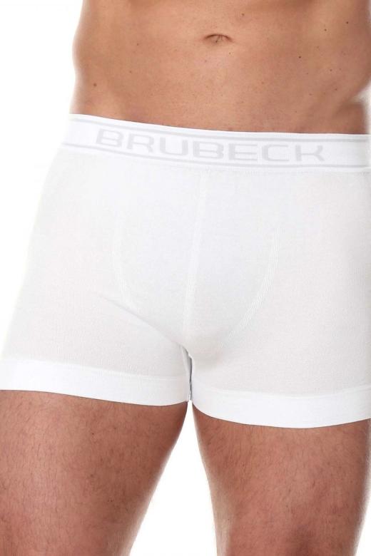 Pánské bílé boxerky Brubeck 00501A | bílé | L