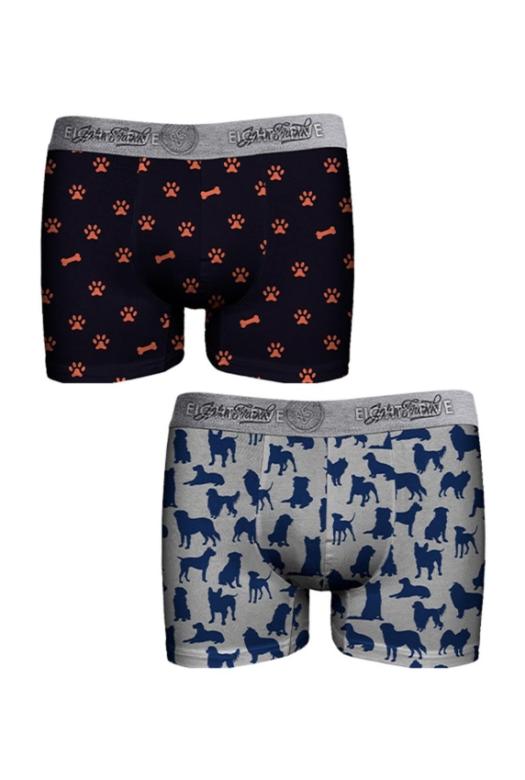 Pánské boxerky JOHN FRANK JF2BEF29 2PACK | mix | M