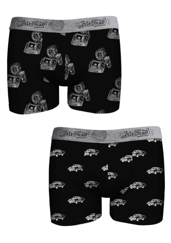 Pánské boxerky John Frank JF2BEF37 2PACK
