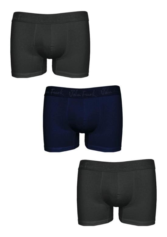 Pánské boxerky John Frank JF3BMOD01 3pack | dleobrázku | S
