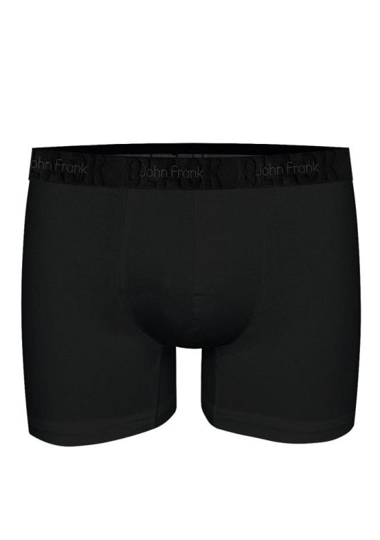 Pánské boxerky John Frank JFBBLKLONG01 | černá | S