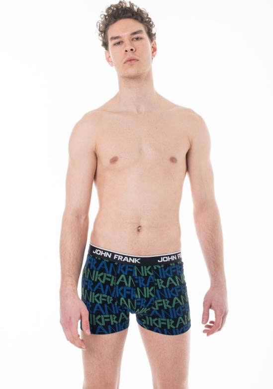 Pánské boxerky John Frank JFBBP610 | černá | M