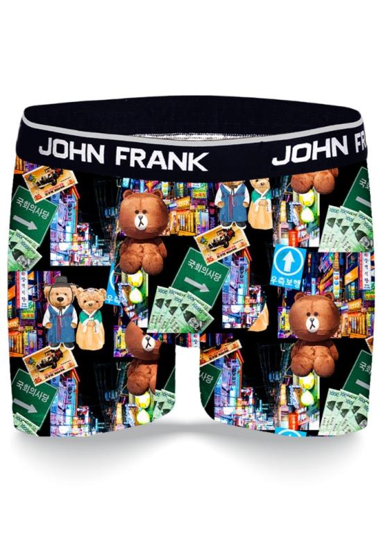 Levně Pánské boxerky John Frank JFBD331