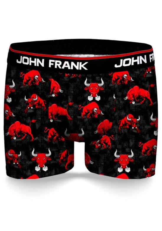 Pánské boxerky John Frank JFBD332 | černá | XL