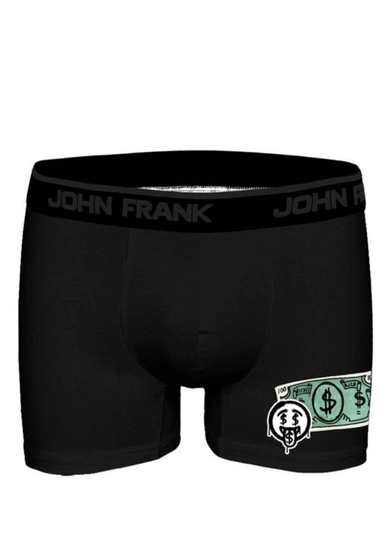 Pánské boxerky John Frank JFBDMOD134 | černá | L