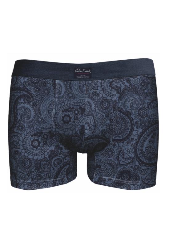 Pánské boxerky John Frank JFBUC110 | modrá | M