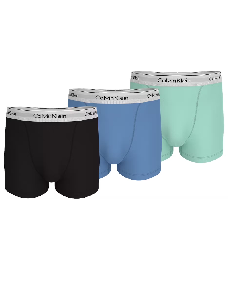 Pánské boxery Calvin Klein NB4286 RELAXED TRUNK | modrá | XXXL
