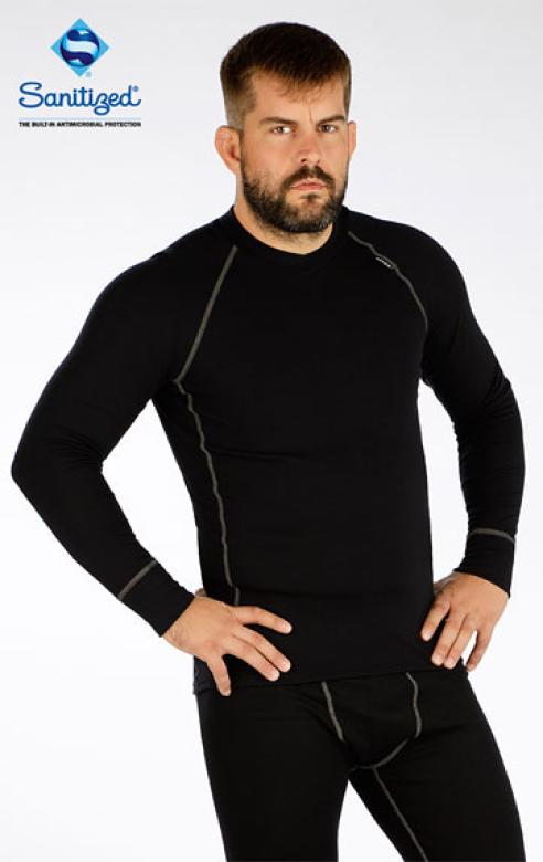 Pánské funkční termo triko Litex 9C106 | černá | XXXL