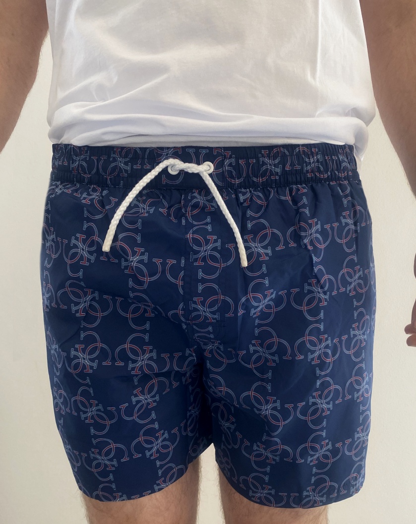 Pánské plavkové šortky Guess 02T03 modrá