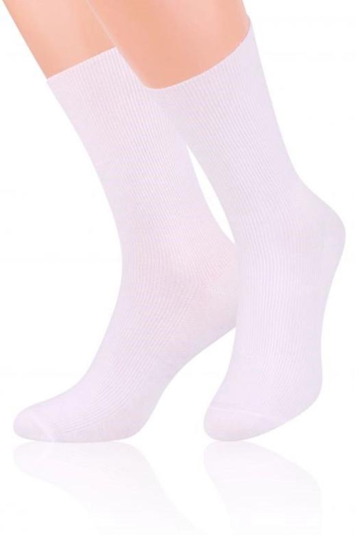 Levně Pánské ponožky Steven 018 bílé