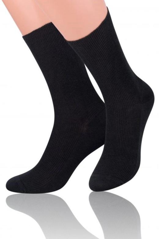 Levně Pánské ponožky Steven 018 černé