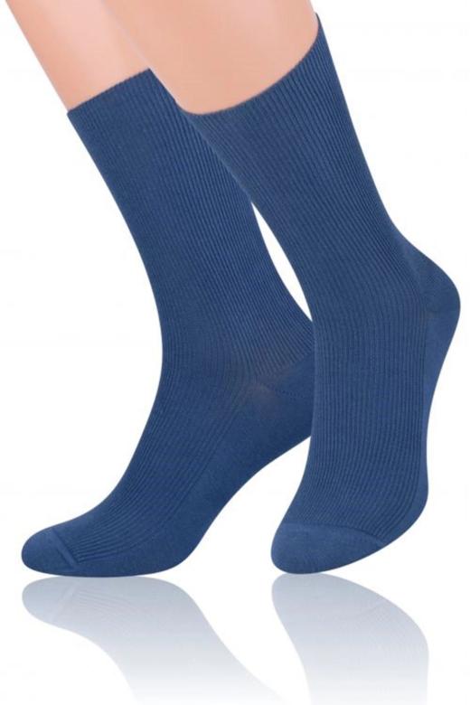 Levně Pánské ponožky Steven 018 modré