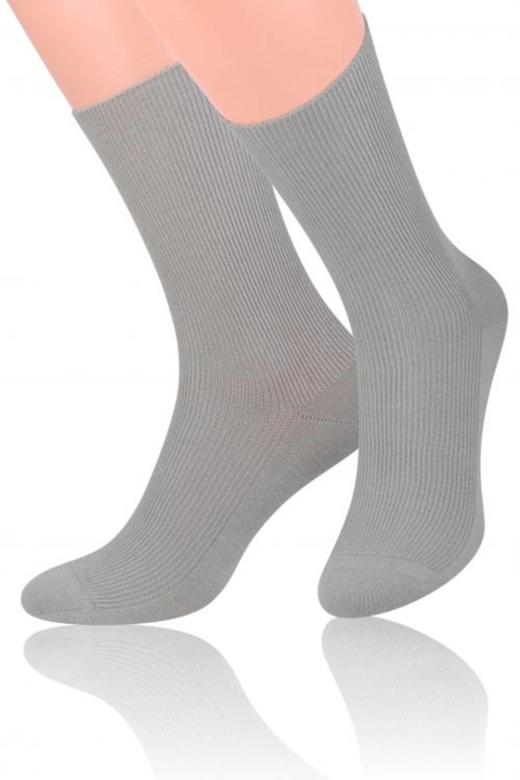 Levně Pánské ponožky Steven 018 šedé
