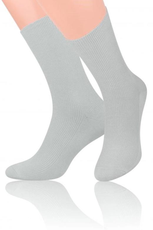 Levně Pánské ponožky Steven 018 světle šedé