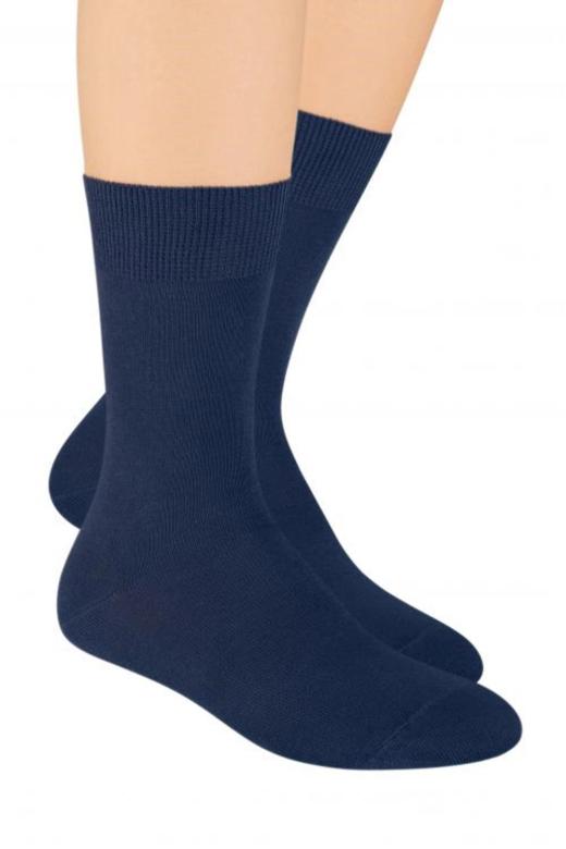 Levně Pánské ponožky Steven 048 tmavě modré