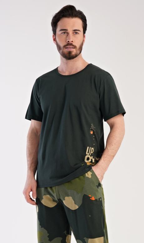 Pánské pyžamo dlouhé Vienetta Secret Army