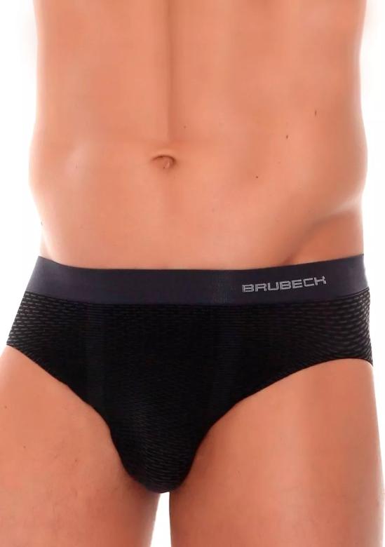 Pánské slipy Base Layer BE10040 BRUBECK | grafit (šedá) | M