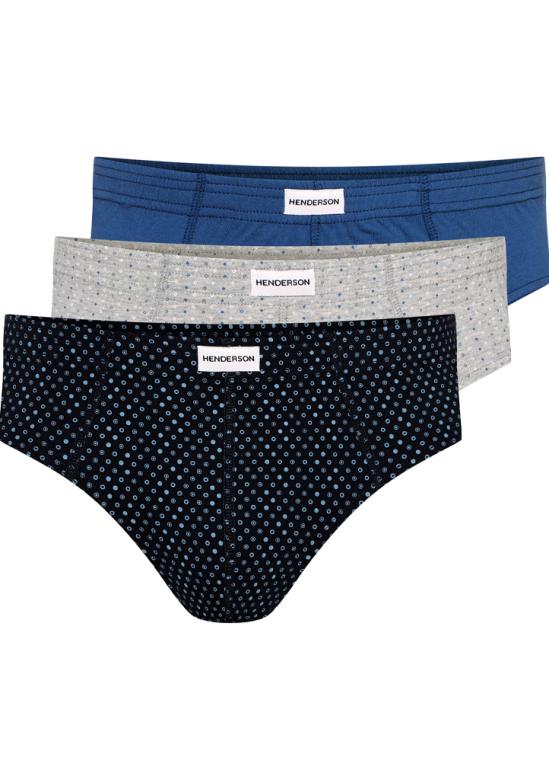 Pánské slipy Henderson 1446-K657 3PACK | mix | M
