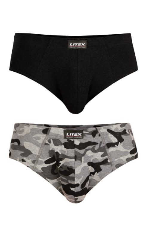 Pánské slipy Litex 9B532 | černá | M