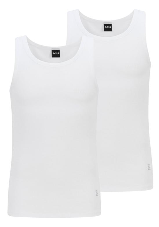 Pánské tílko BOSS 50475291 2 pack | bílá | L