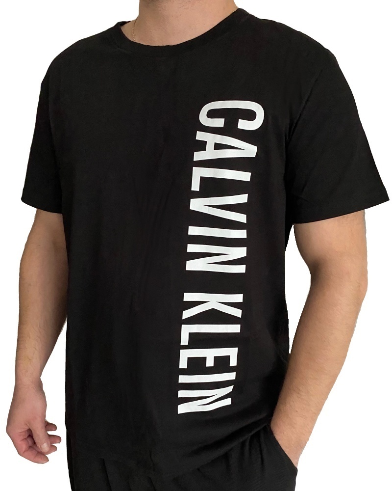 Pánské triko Calvin Klein KM0KM00998 černé