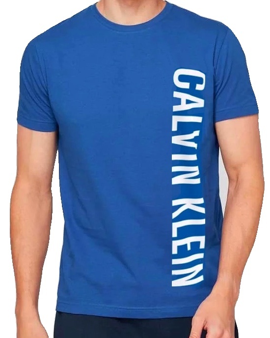 Levně Pánské triko Calvin Klein KM0KM00998 modré