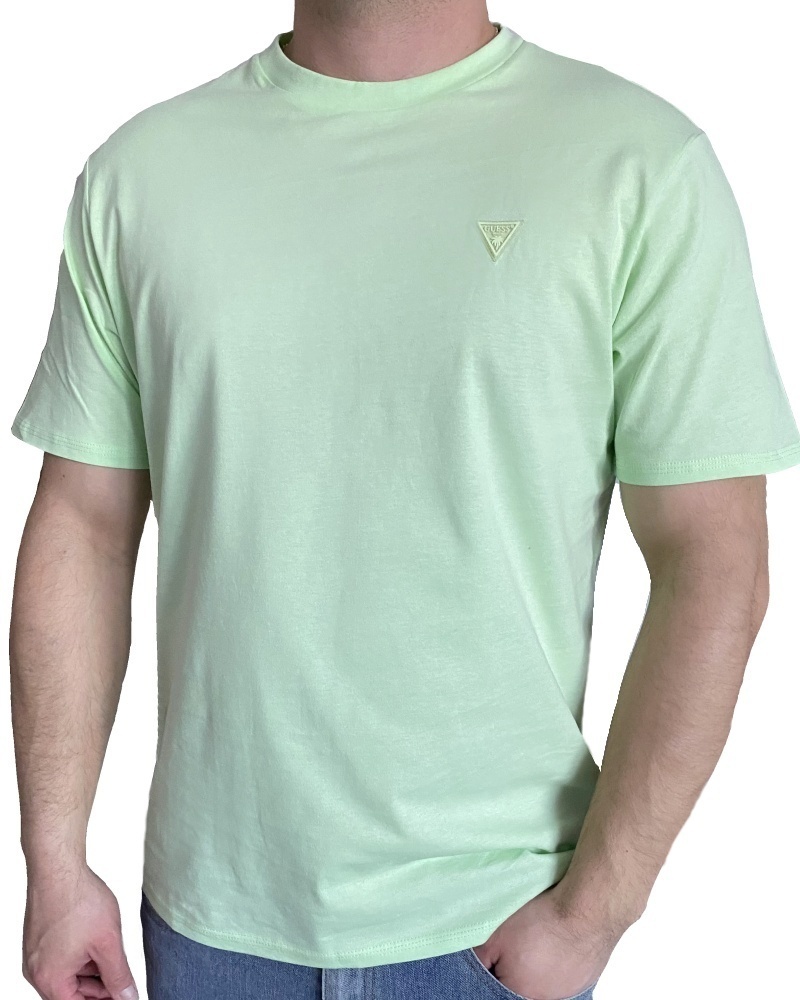 Levně Pánské triko Guess F3GI00 zelené