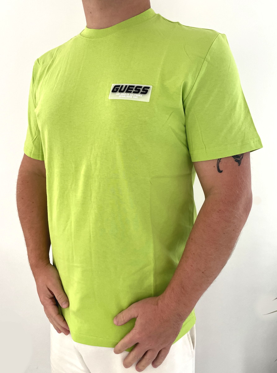 Levně Pánské triko GUESS Royal Z2BI15 zelené