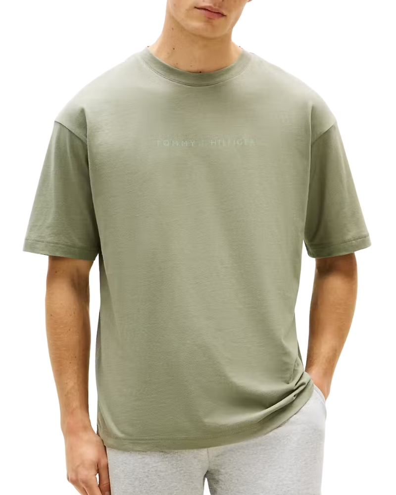 Levně Pánské triko Tommy Hilfiger UM03643 SAGE