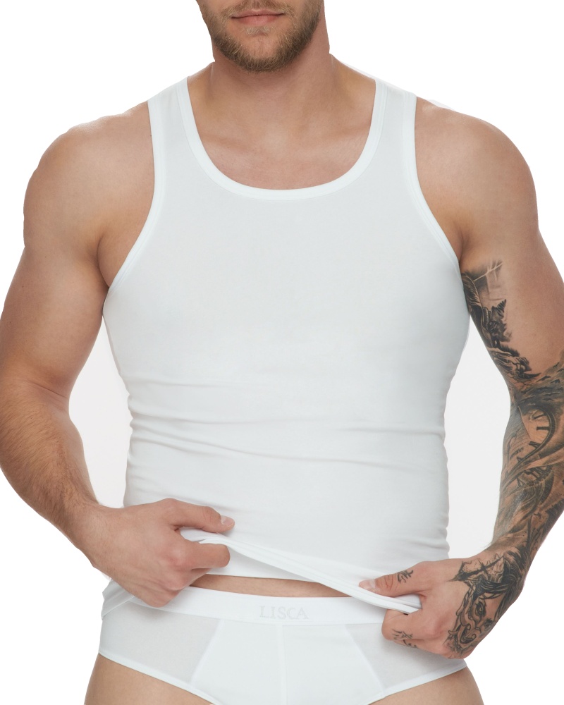 Pánský nátělník Lisca 31009 Hermes | černá | 2XL