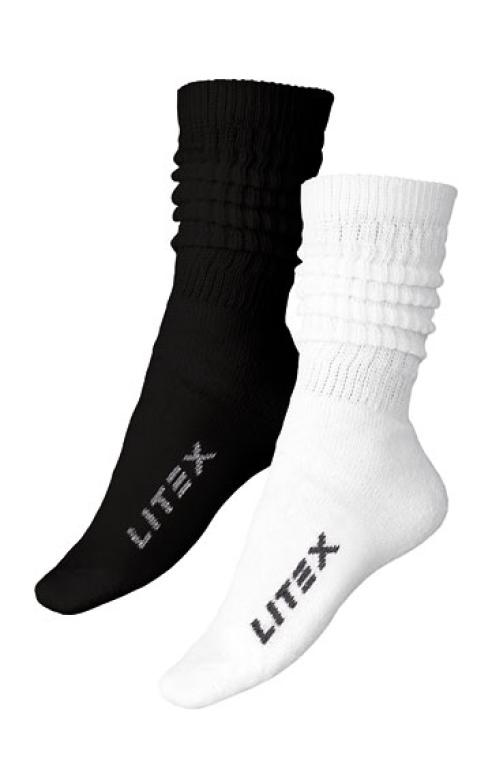 Podkolenky fitness Litex 9A033 | černá | 26-27