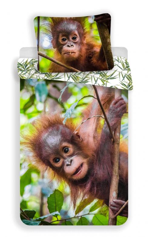 Levně Povlečení fototisk Jerry Fabrics Orangutan 02