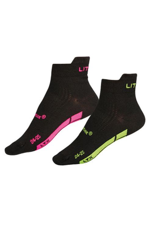 Sportovní ponožky CoolMax Litex 9A015 | růžová | 30-31